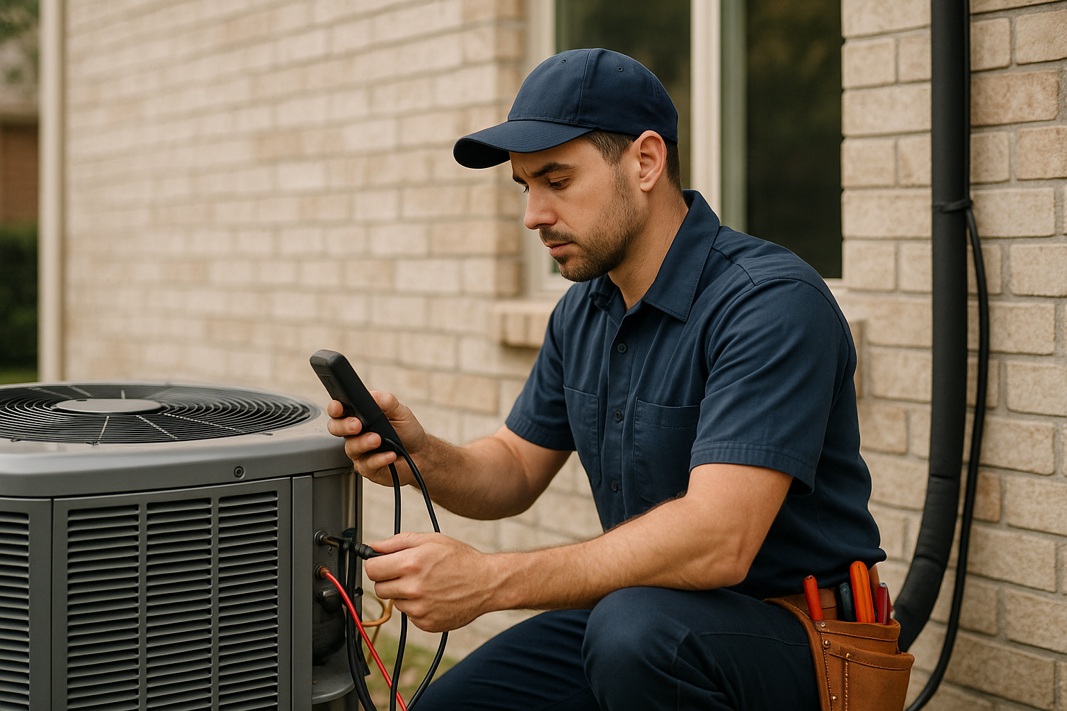Editorial illustration depicting dehumidifier size hvac system new territory sugar land